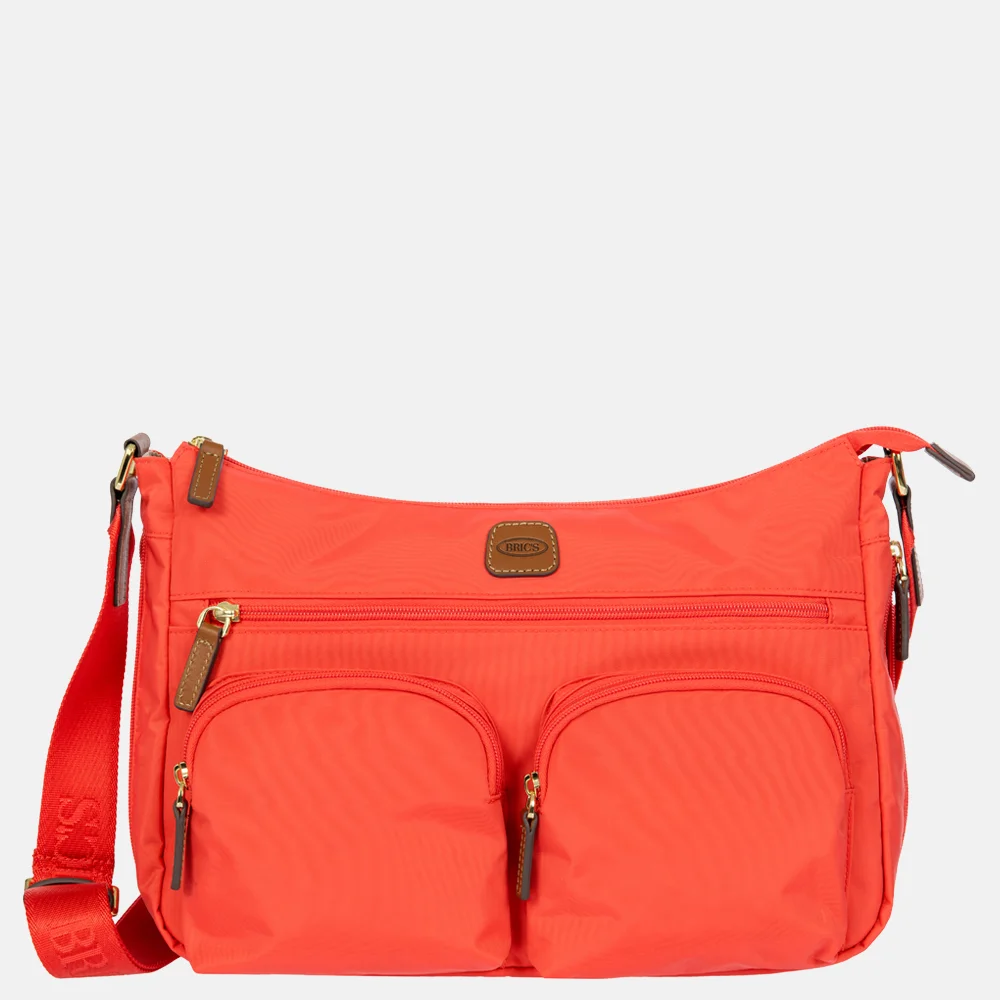 Bric's crossbody tas poppy oranje